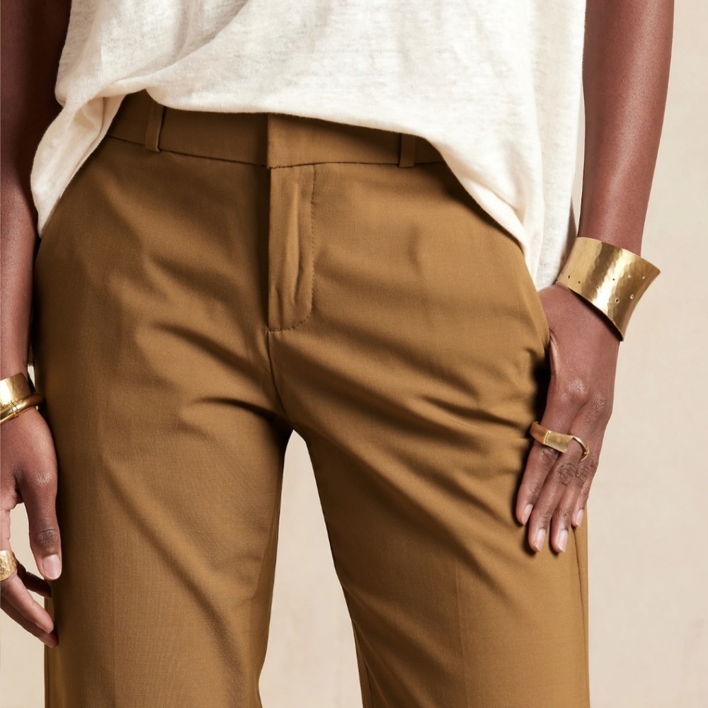 COPY - Gray Banana Republic Logan Trouser Pant